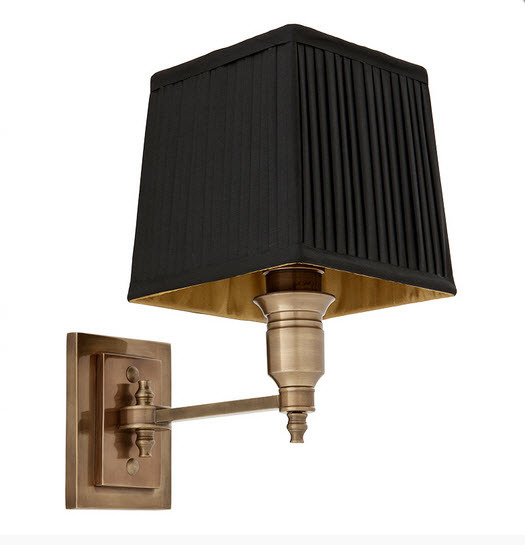 Бра Lexington Single от Eichholtz черный/бронза 108633 EICHHOLTZ ПОД СТАРИНУ 059741 Золото;черный  - Вид №1