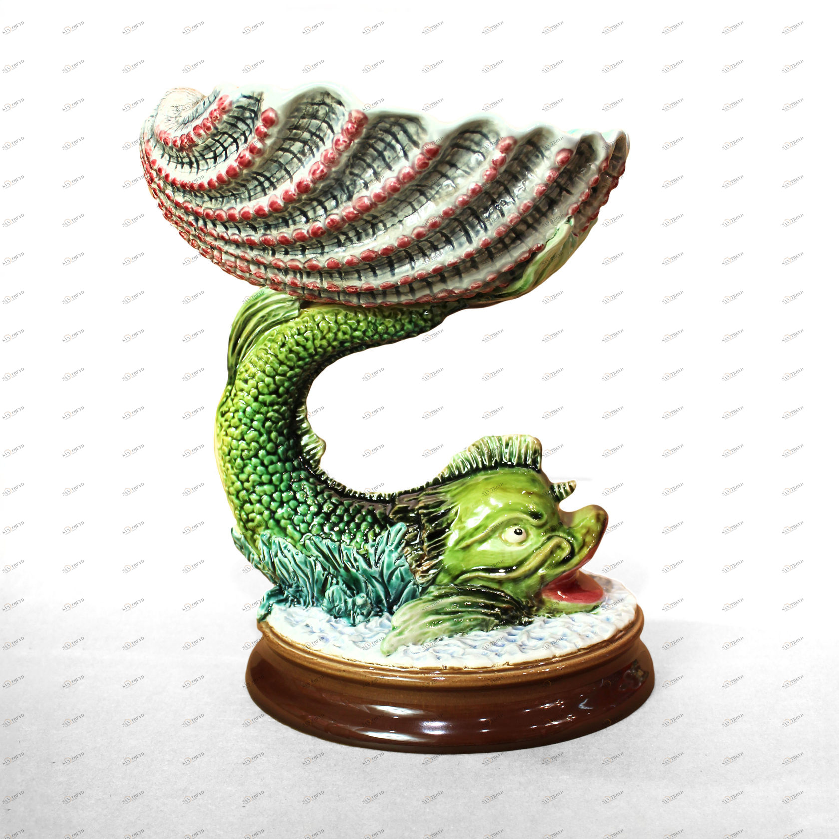 Конфетница "Морское царство" (коричневый) PROVANSFAIENCE sun-id-994696