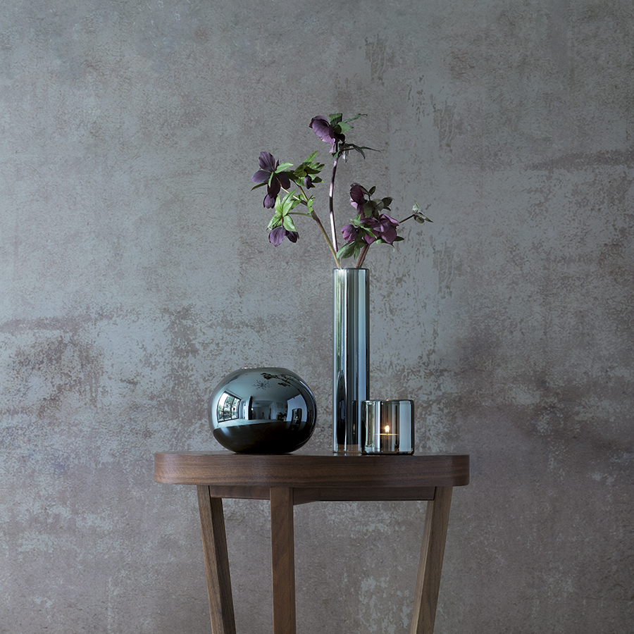 G1662-08-140 Подсвечник signature, epoque, 8,5 см, сапфир LSA International  - Вид №3