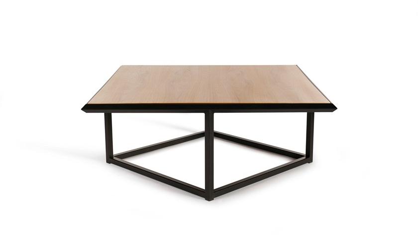 Deadgood Низкий квадратный стальной журнальный столик  Tu1  - Вид №1