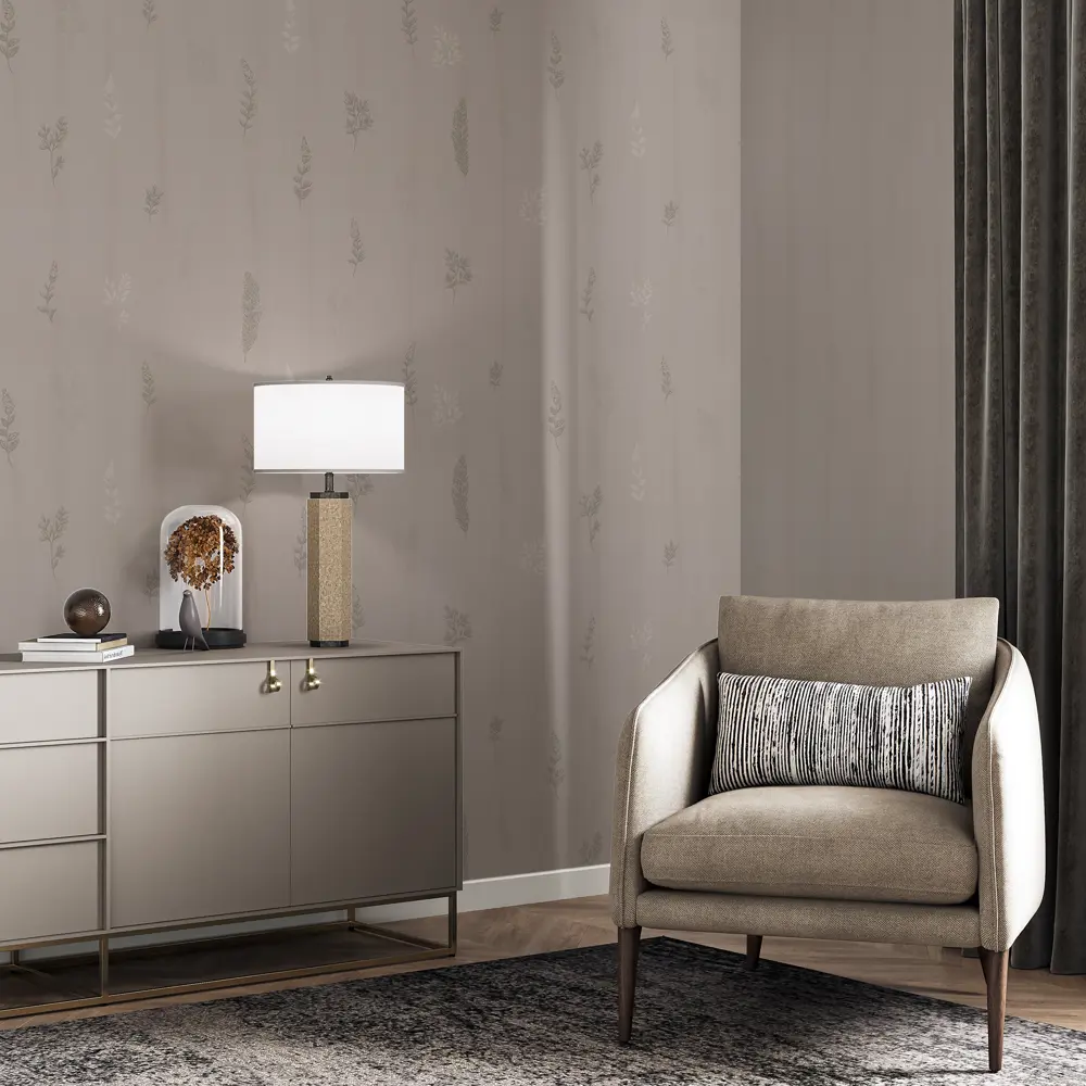 Обои флизелиновые Palitra Home Nico коричневые 1.06 м HC72516-28 STLM-2055841 - Вид №5