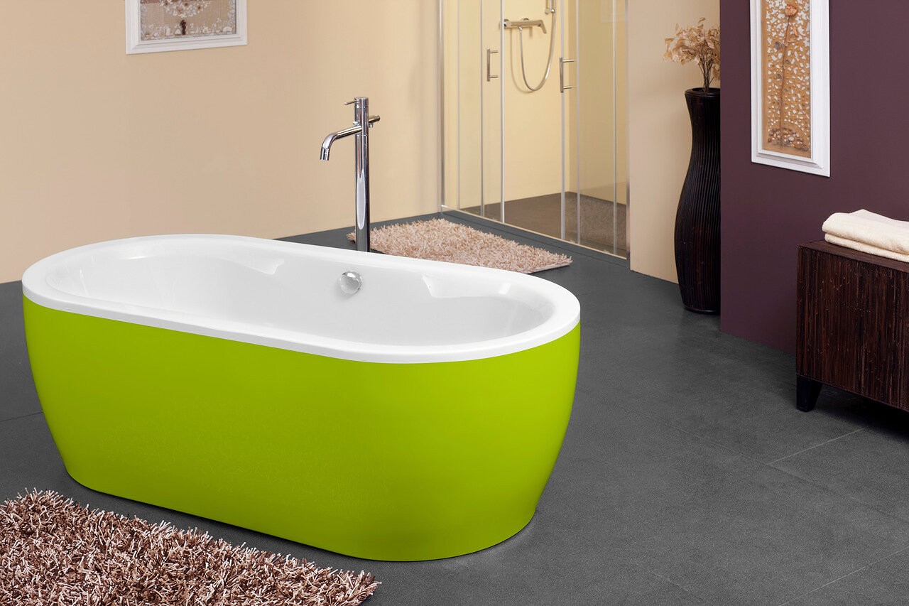 Акриловая ванна Kolpa-San Siris 01149 хромотерапия Словения  - Вид №1