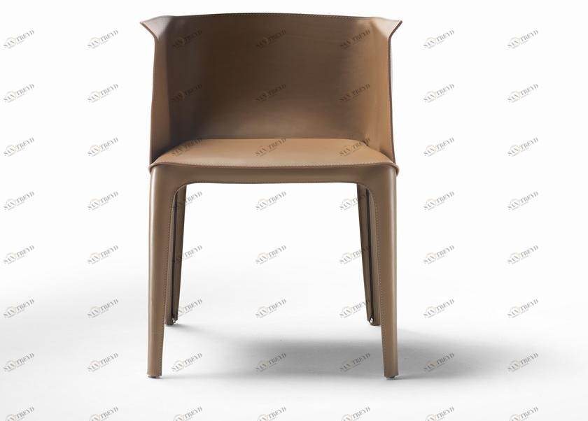 Flexform Кожаное кресло с подлокотниками Isabel sun-id-1362792