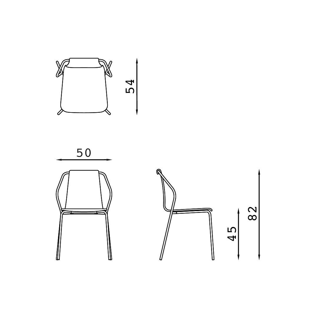 Тканевый стул BALERI ITALIA DONNA ARCH-00033707 - Вид №7