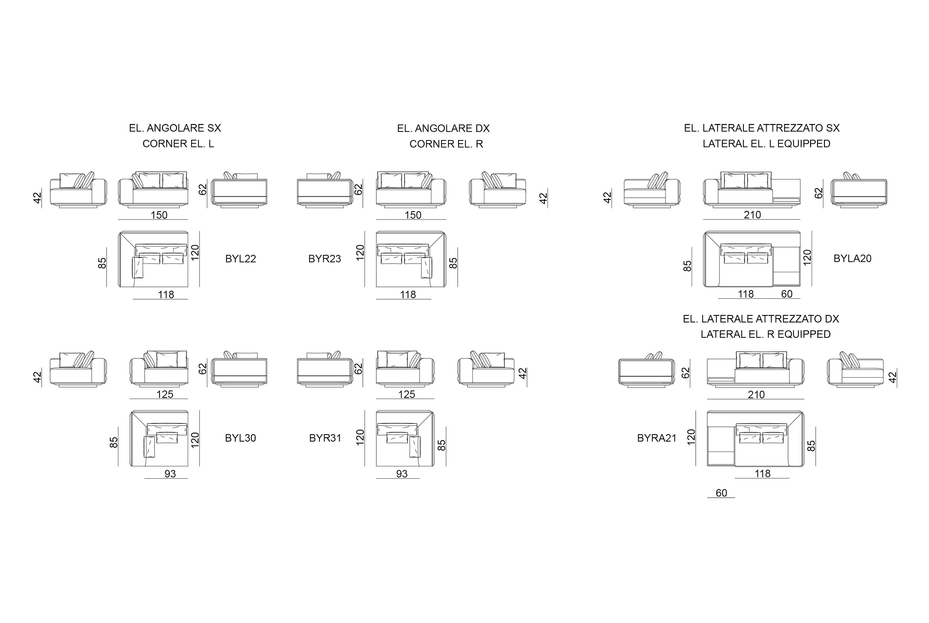 Кожаный модульный диван Visionnaire Nomad ARCH-00011504 - Вид №6