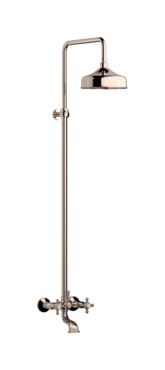 Душевая колонна с изливом для ванны. WE ARE IB hr850rs Rose Gold Indoor Shower