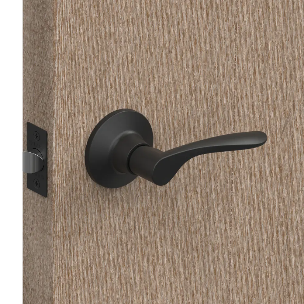 Ручка-защелка Fuaro 620/BL BL-P без фиксатора, цвет черный STLM-2042070 - Вид №8