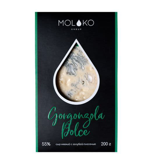 Сыр Горгонзола Дольче Moloko Group коровий мягкий БЗМЖ Santreyd 10069