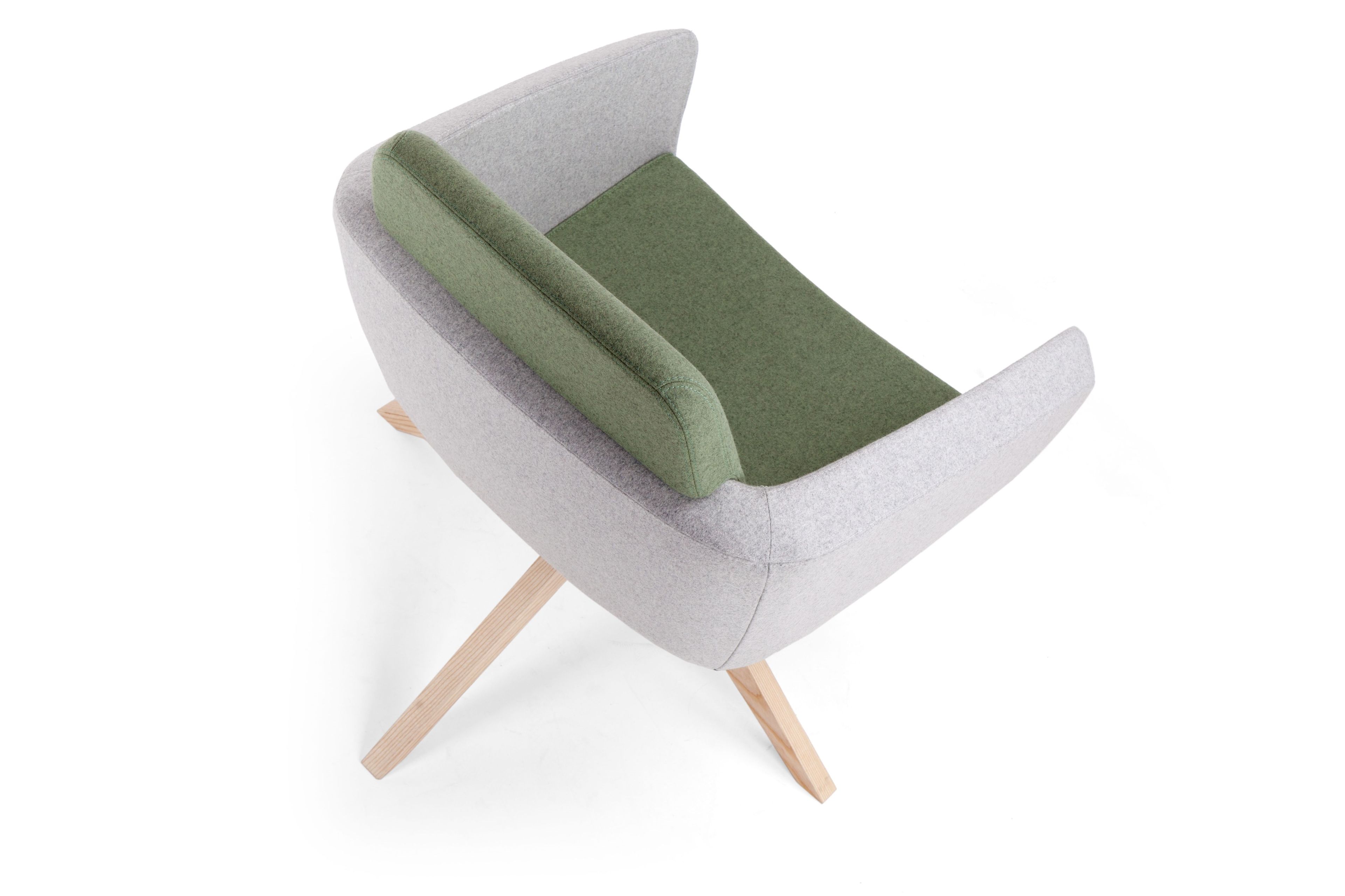 Тканевое кресло с подлокотниками True Design Arca ARCH-00008073 - Вид №3