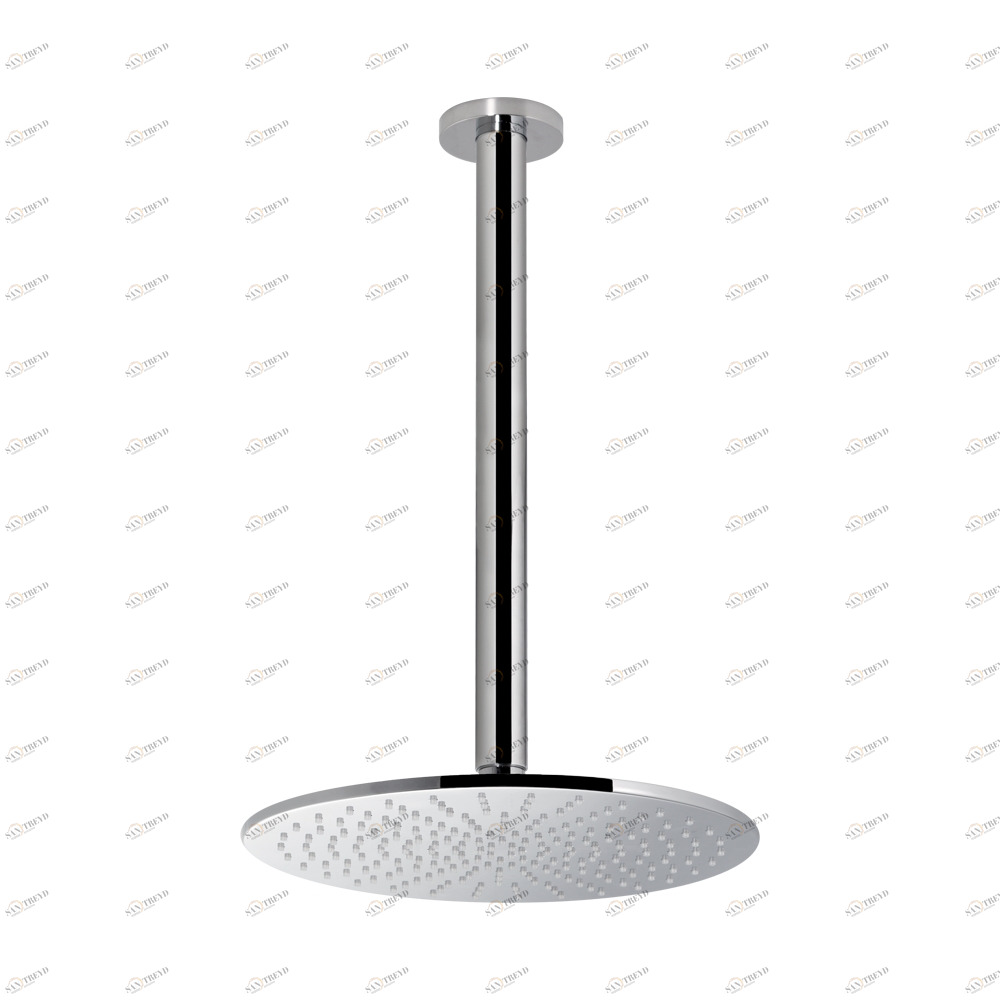 Латунный круглый потолочный верхний душ с дождевой струей.  NEWFORM Италия 71306