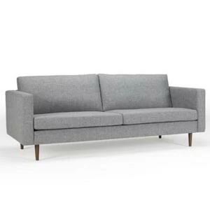 Диван трехместный Otto, дуб/орех, серый