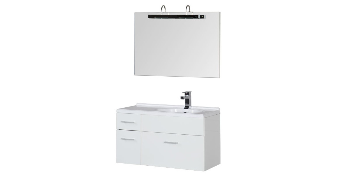 Комплект мебели Aquanet Данте 85 R белый 00164816 - Вид №1