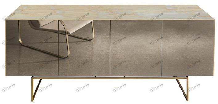 Sovet italia Комод с распашными дверцами с зеркальной дверцей Magda sun-id-1371600