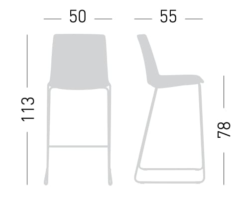 Мягкий табурет для салазок GABER Jubel ARCH-00063651 - Вид №3