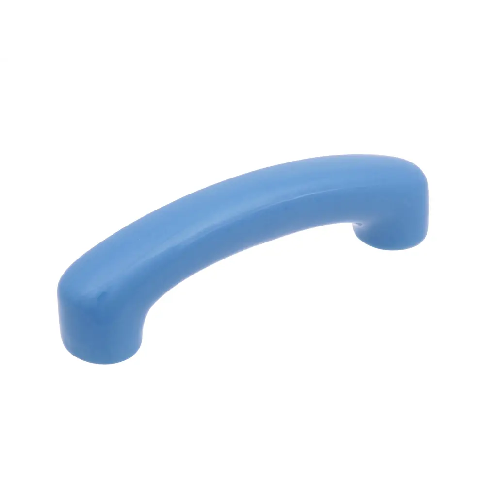86899286 Ручка-скоба мебельная Porcellana ЦАМ 96 мм цвет голубой STLM-1006855 PALLADIUM 