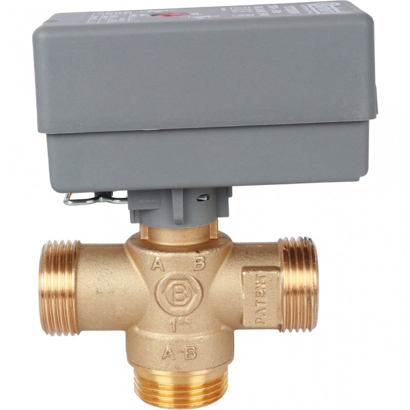 Зональный клапан STOUT 1" 3-ходовой 220V c сервоприводом SVM0070300025 - Вид №2