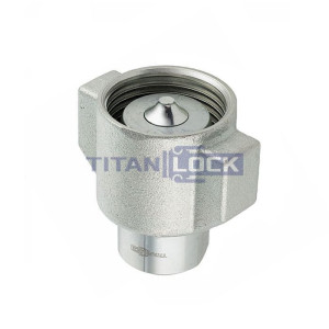 1 1/2in, БРС серия G (WS) резьбовая, розетка с крыльчатой гайкой, оцинк. сталь, резьба NPT TL12GFN TITAN LOCK