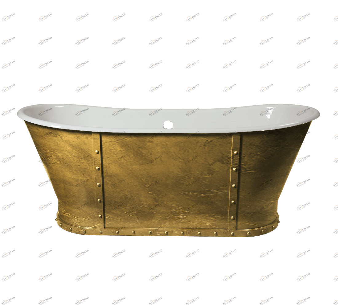 Gentry Home Новая Канада Cast iron bathtub Сусальное золото GH102845 