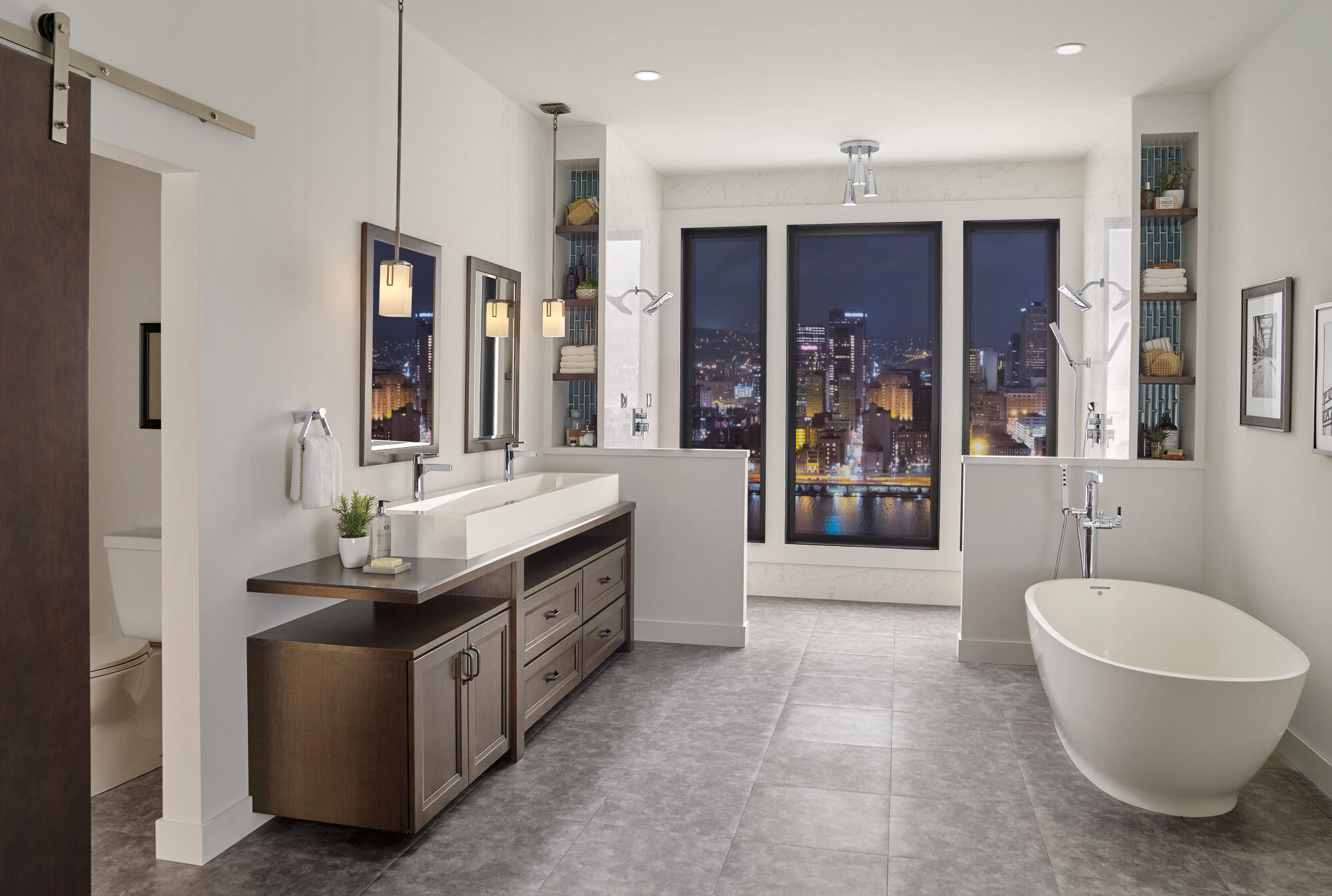 T27867-RB Трим клапана Angular Modern Monitor® серии 17 со встроенным дивертором на 3 положения Delta Faucet Delta Венецианская бронза - Вид №5