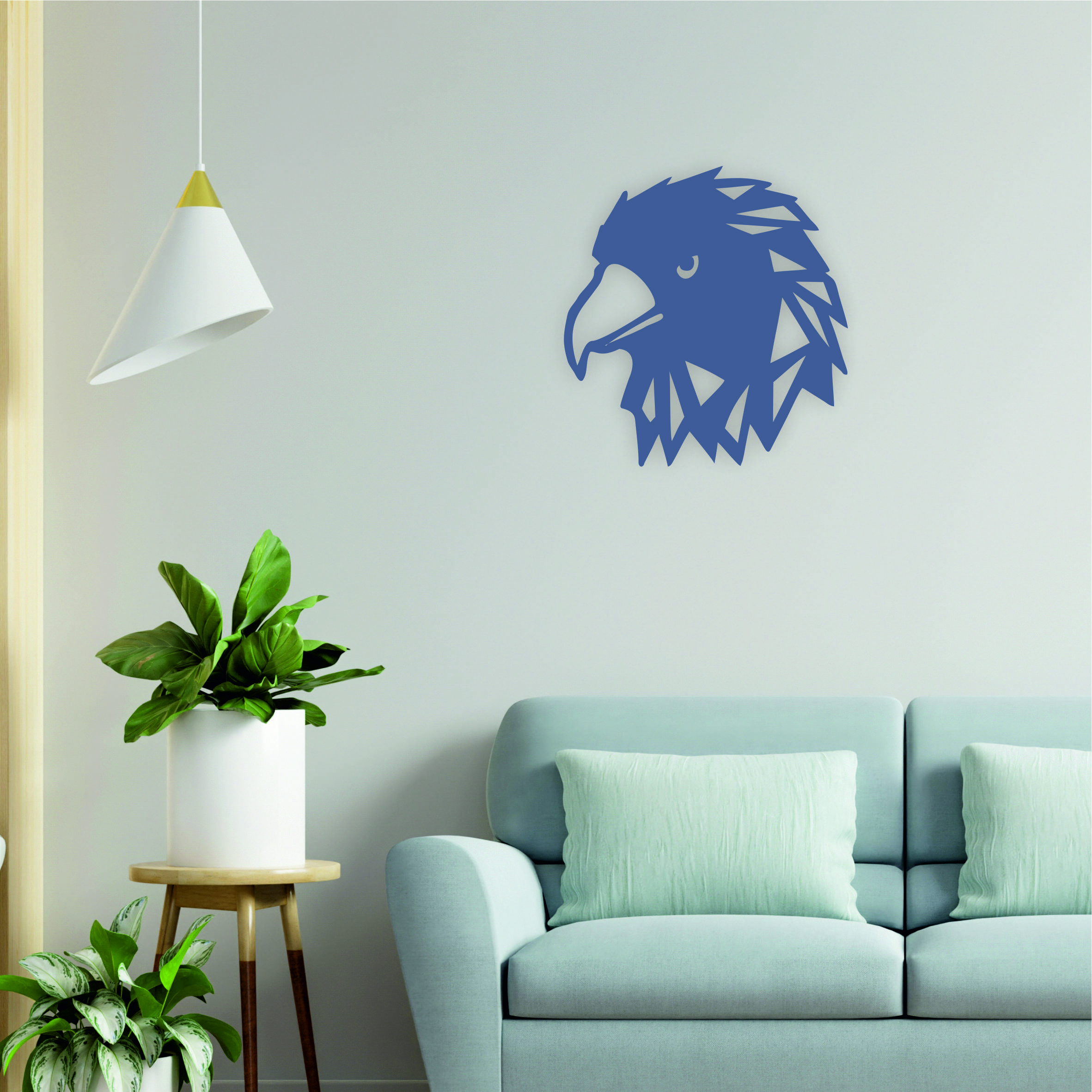 85415234 Настенное панно "Орел" дерево 52x51 см STLM-0062695 СИМФОНИЯ  - Вид №5