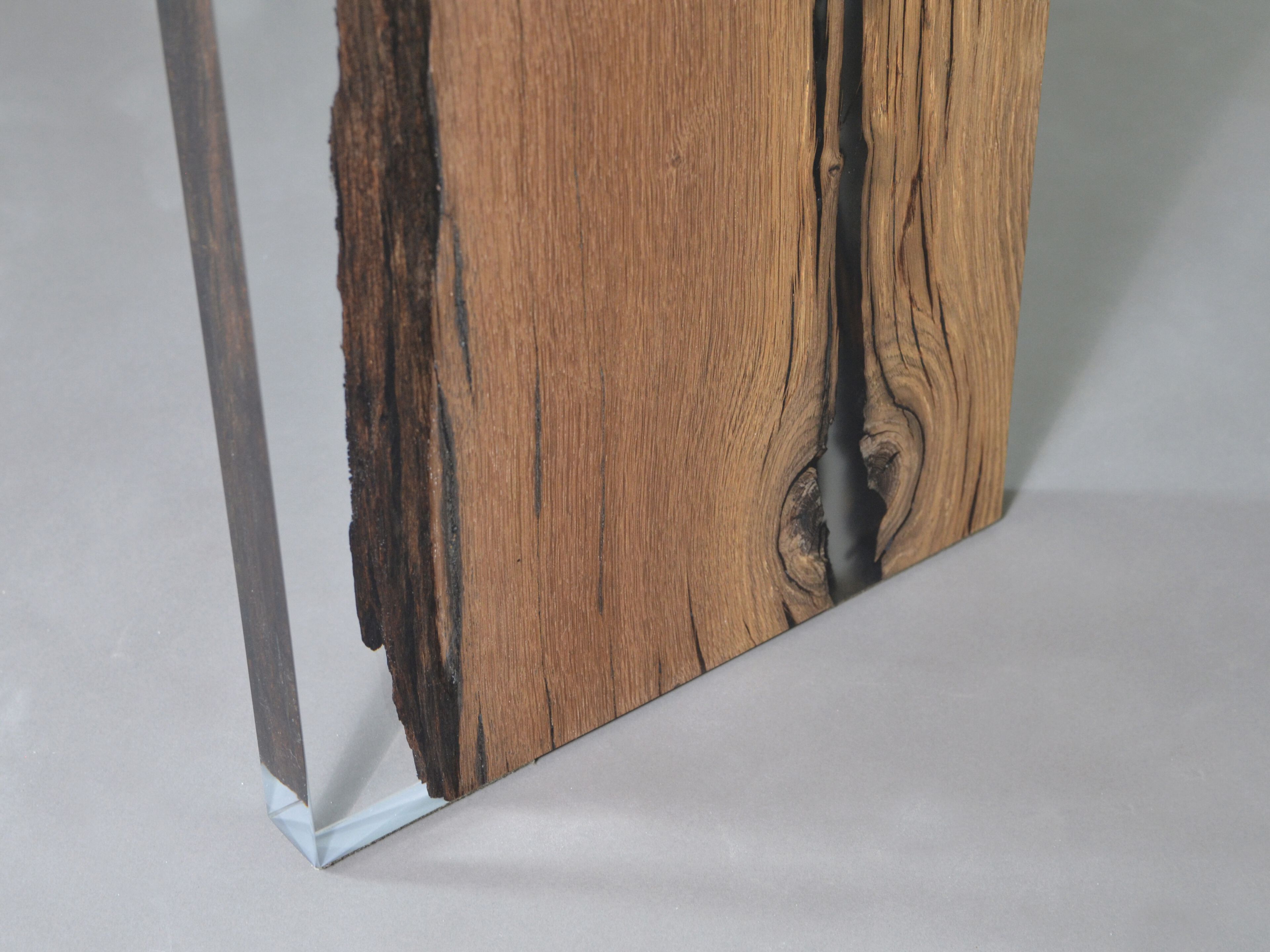 Скамейка из дуба и смолы alcarol водно-болотные угодья ARCH-00122088 - Вид №10