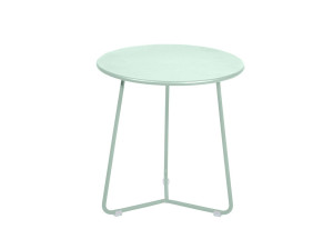 Стальной круглый садовый стол