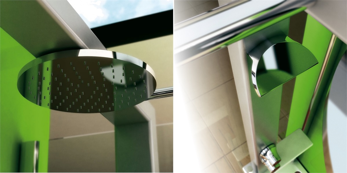 Душевое ограждение с колонной Start 120х90 9447-11800 Sx Jacuzzi 944711800SX - Вид №1