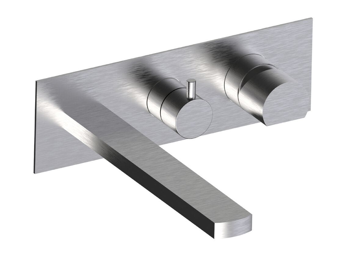 Смеситель для ванны из нержавеющей стали с переключателем Rubinetterie Frattini Borgia ARCH-00146252 - Вид №1