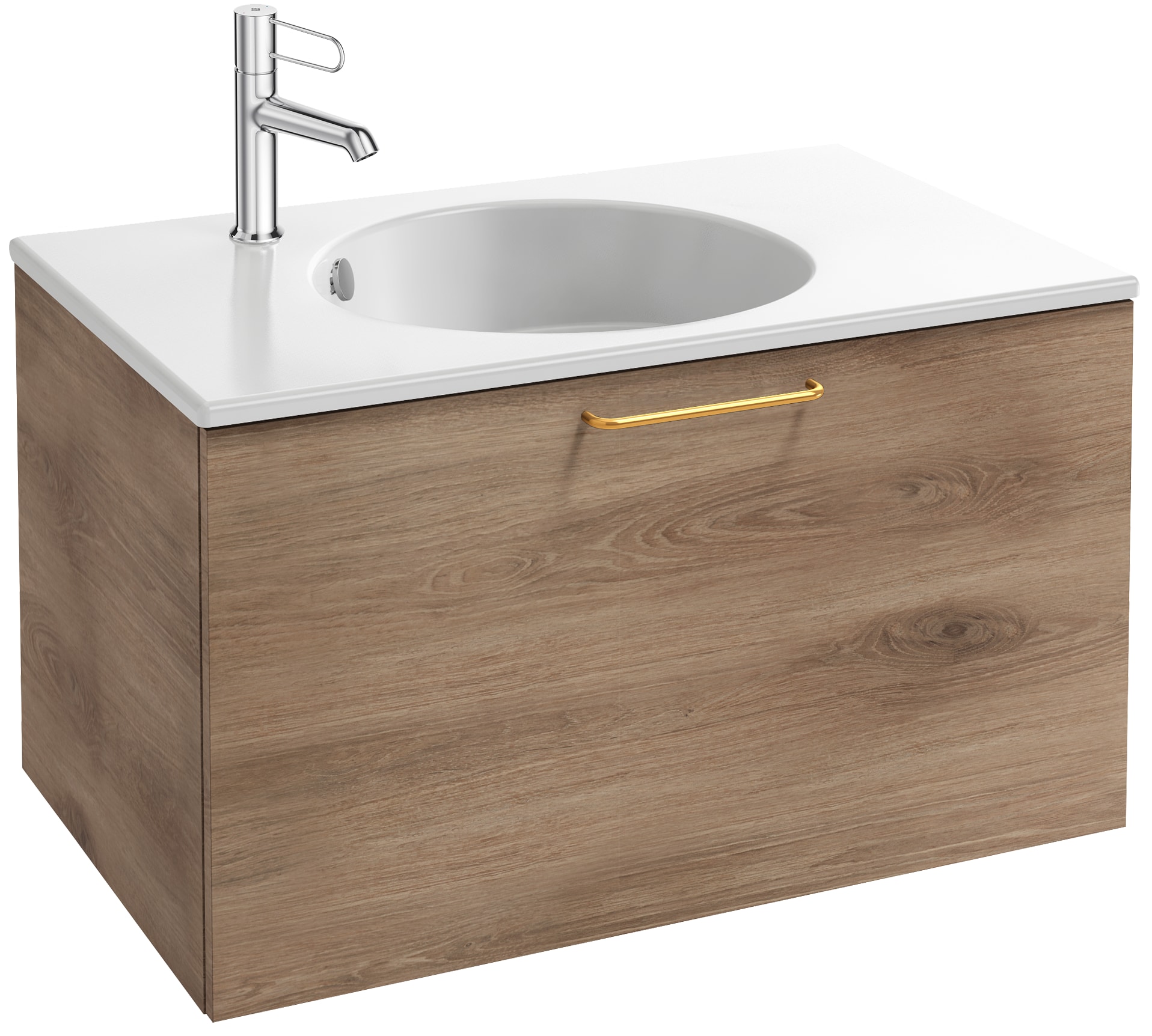 EB2511-R8-E52 Тумба под столешницу 70 см, 1 верхний ящик, золотая ручка JACOB DELAFON ODÉON RIVE GAUCHE ODEON RIVE GAUCHE