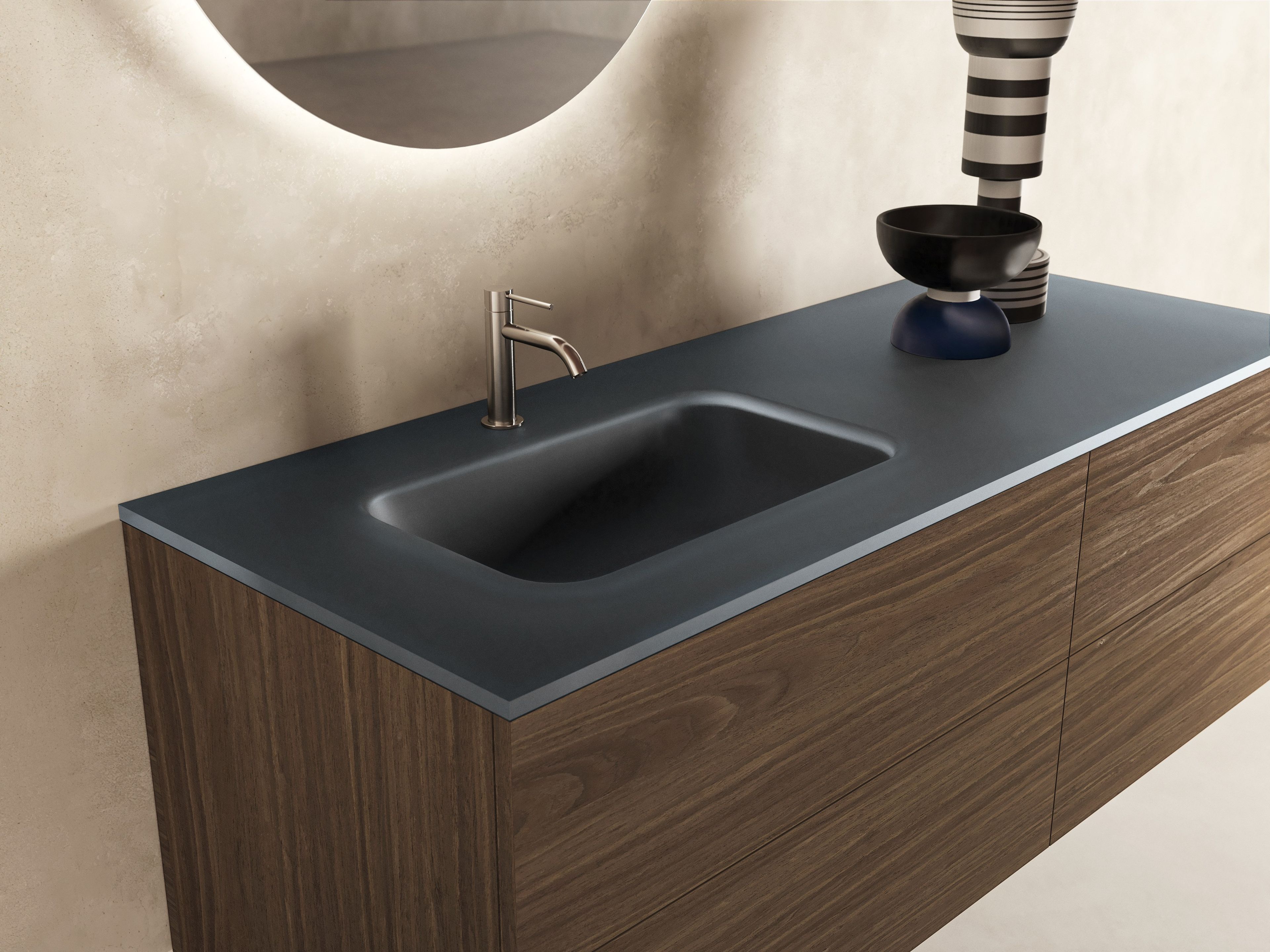 Деревянный подвесной умывальник Moab блок ARCH-00069709 - Вид №13