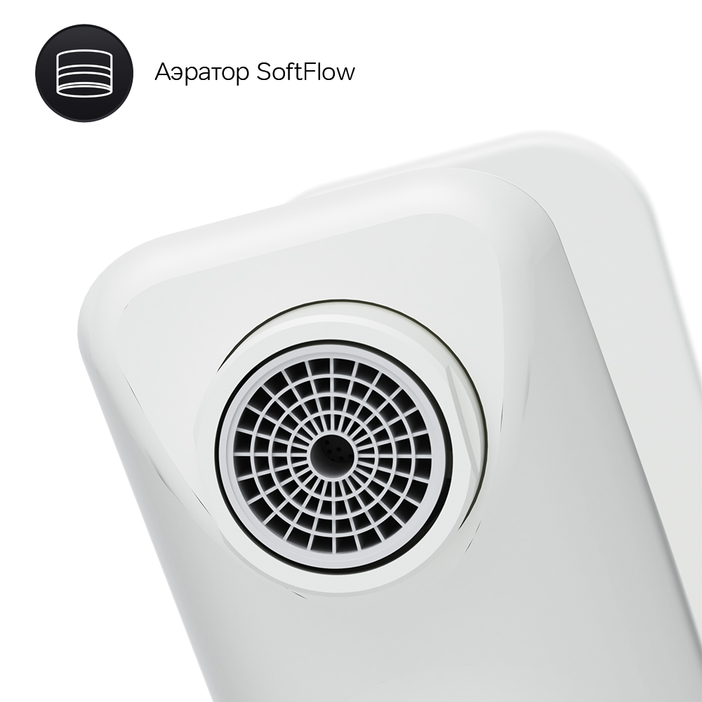 F85A10033 смеситель для ванна/душа белый шт. AM.PM X-Joy  - Вид №6