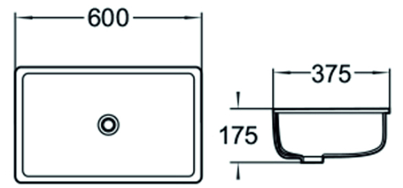 Мебельные раковины SL-3006 SANTILINE  - Вид №1