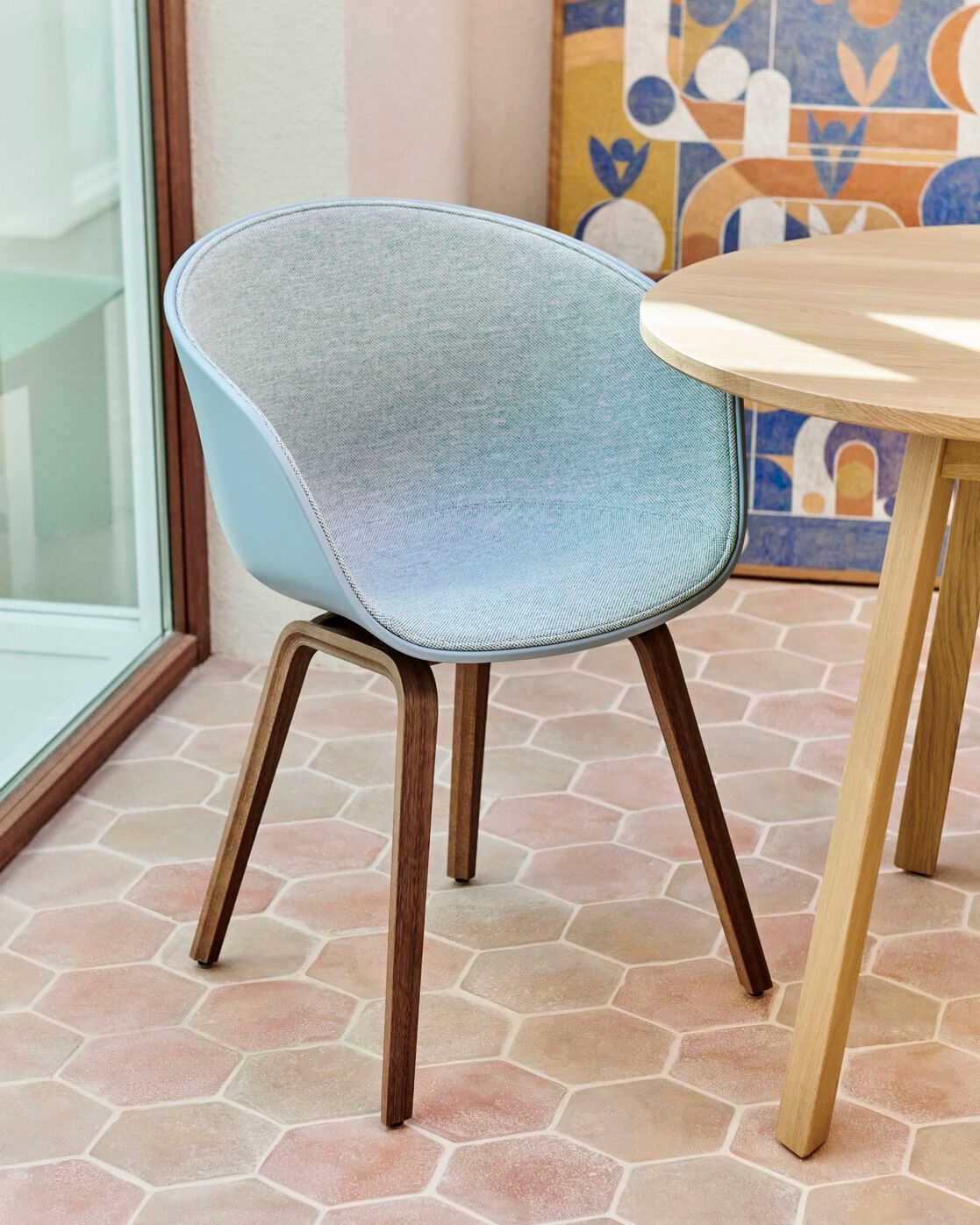 Рециркулированный пластиковый стул с подлокотниками Hay About a Chair ARCH-00002739 - Вид №7