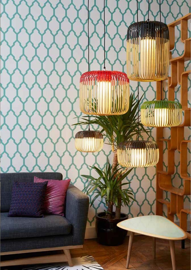 Бамбуковый подвесной светильник Forestier Бамбуковый светильник ARCH-00144978 - Вид №5