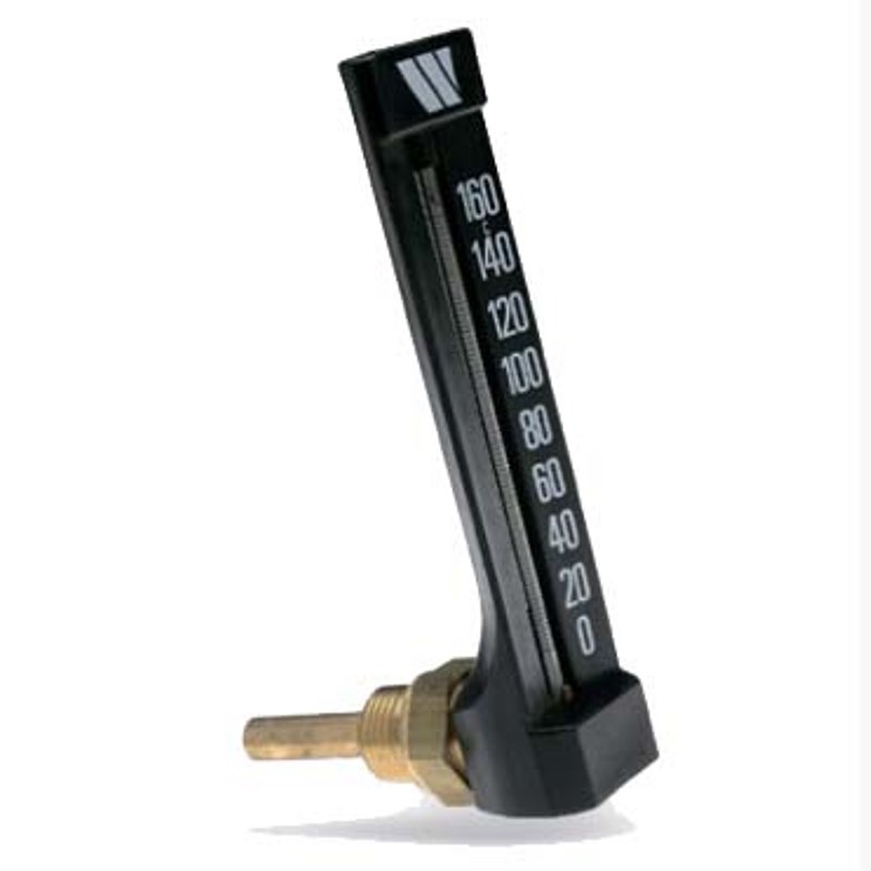 Термометр спиртовой MTW прямой WATTS Ind 160 град.C гильза 100мм 10006442 - Вид №1