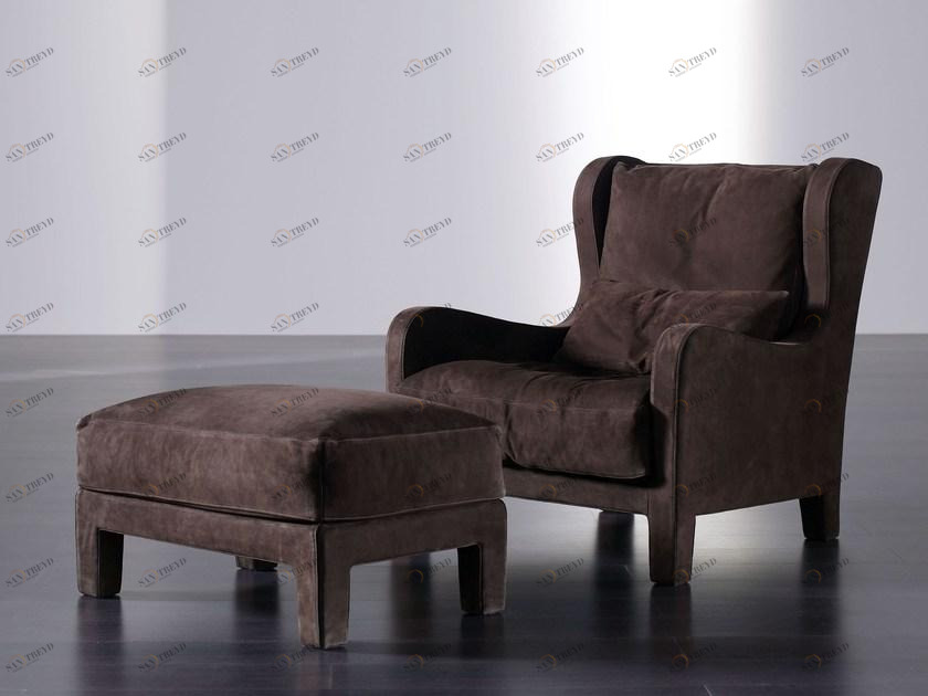 Meridiani Кресло Bergere из ткани Forrest sun-id-1477402