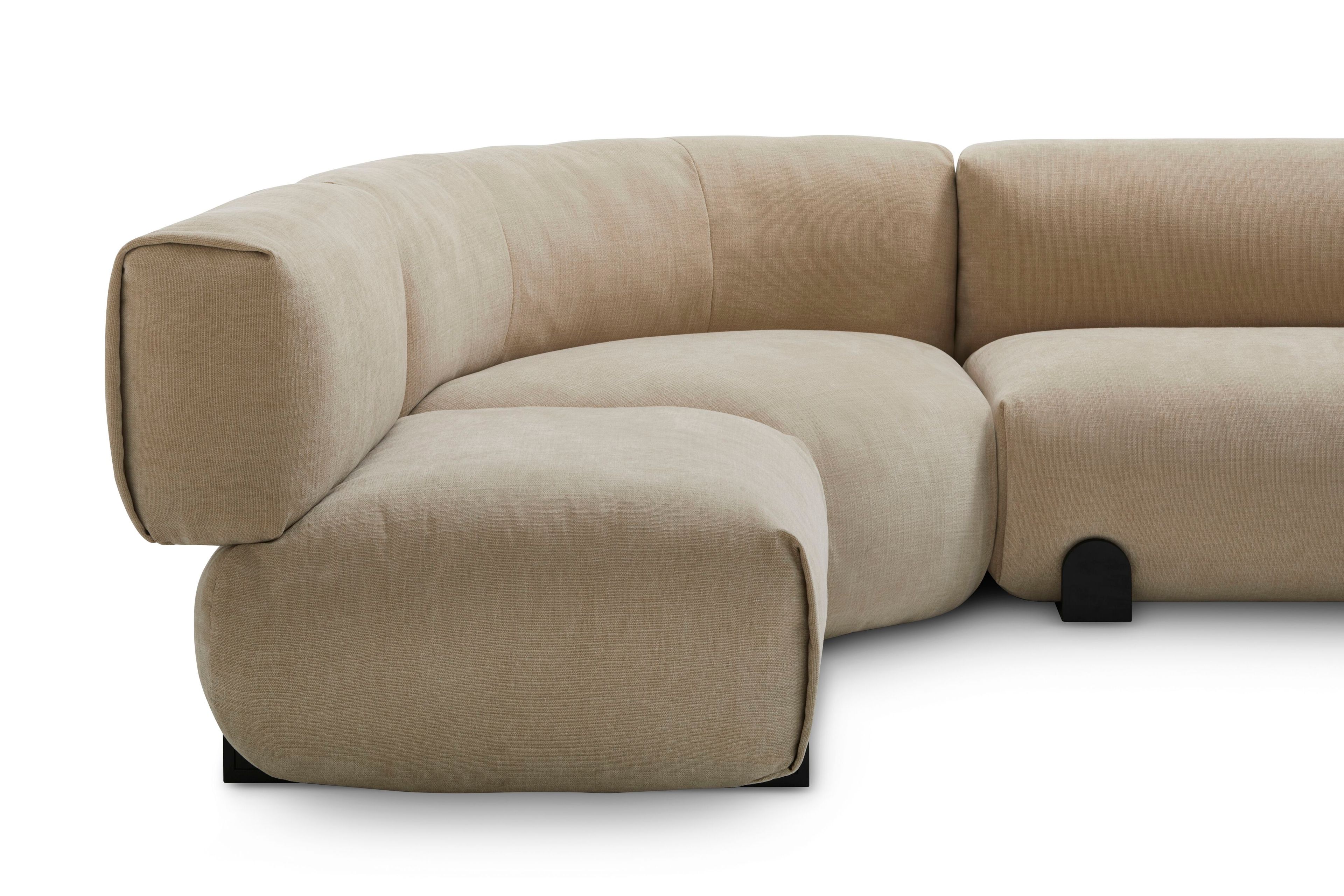 Секционный диван из ткани Saba Italia SIMPOSIO ARCH-00135254 - Вид №4