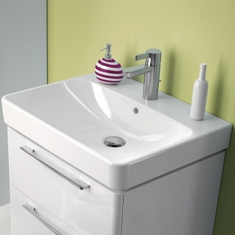 120560000 Подвесная раковина настенная прямоугольная Keramag  - Вид №3