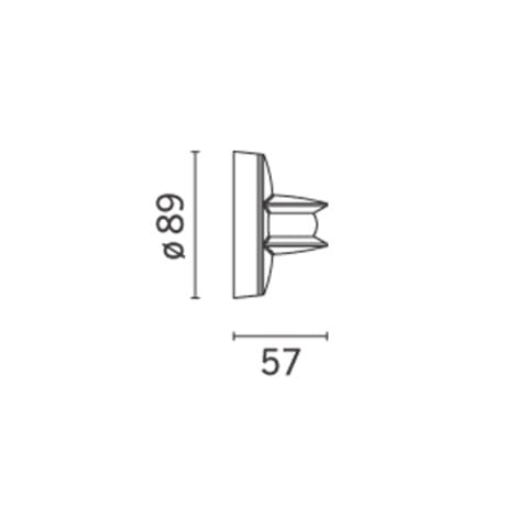 Заливка формы алюминия Сид напольный прожектор iGuzzini ARCH-00006312 - Вид №1