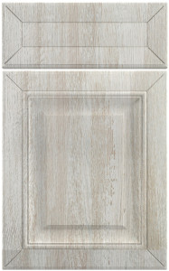 Фасады для кухни Классика Фрезеровка «Сорбонна+» Дуб винтаж белый №514