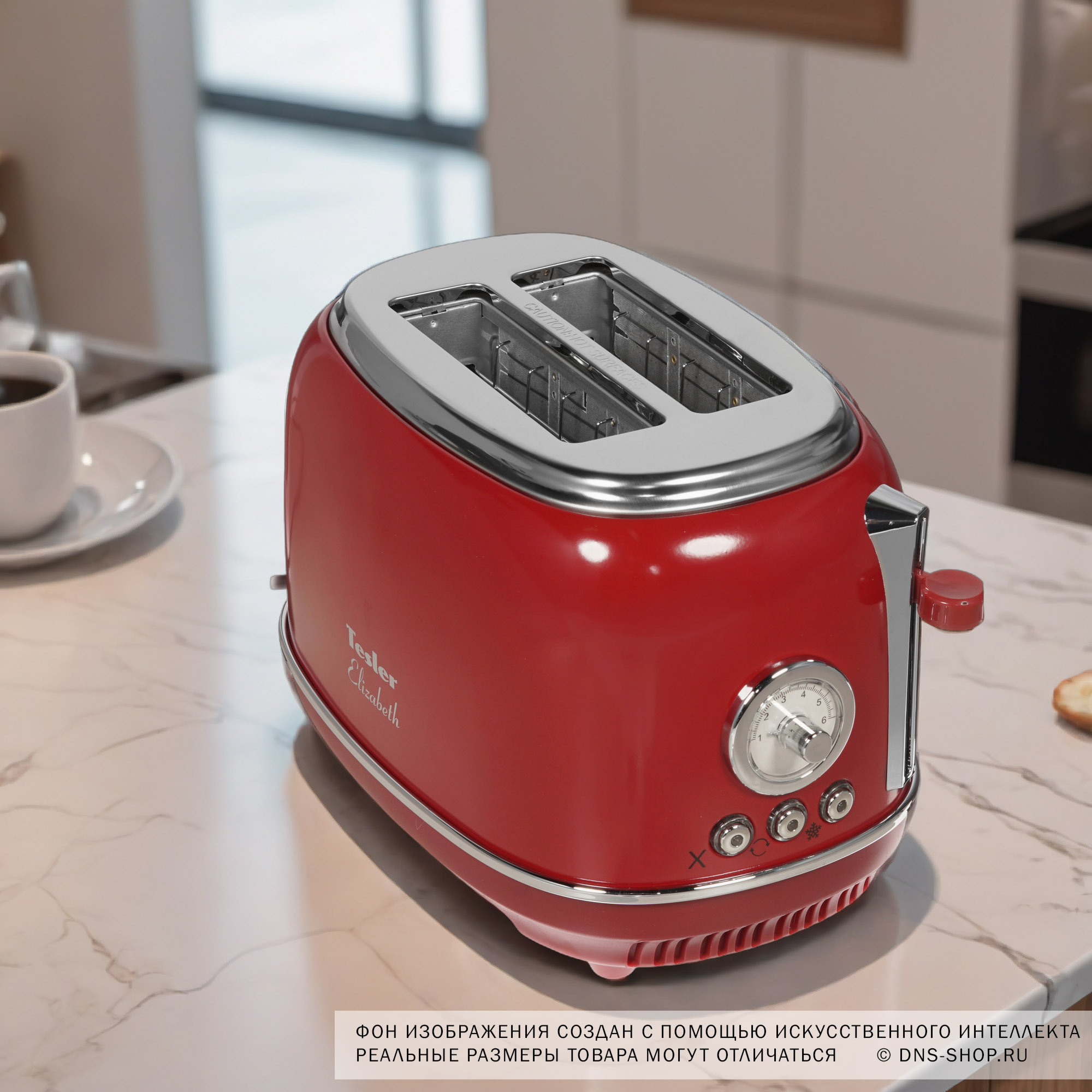8161060 Тостер TESLER TT-245 красный STDN-0002978 - Вид №8