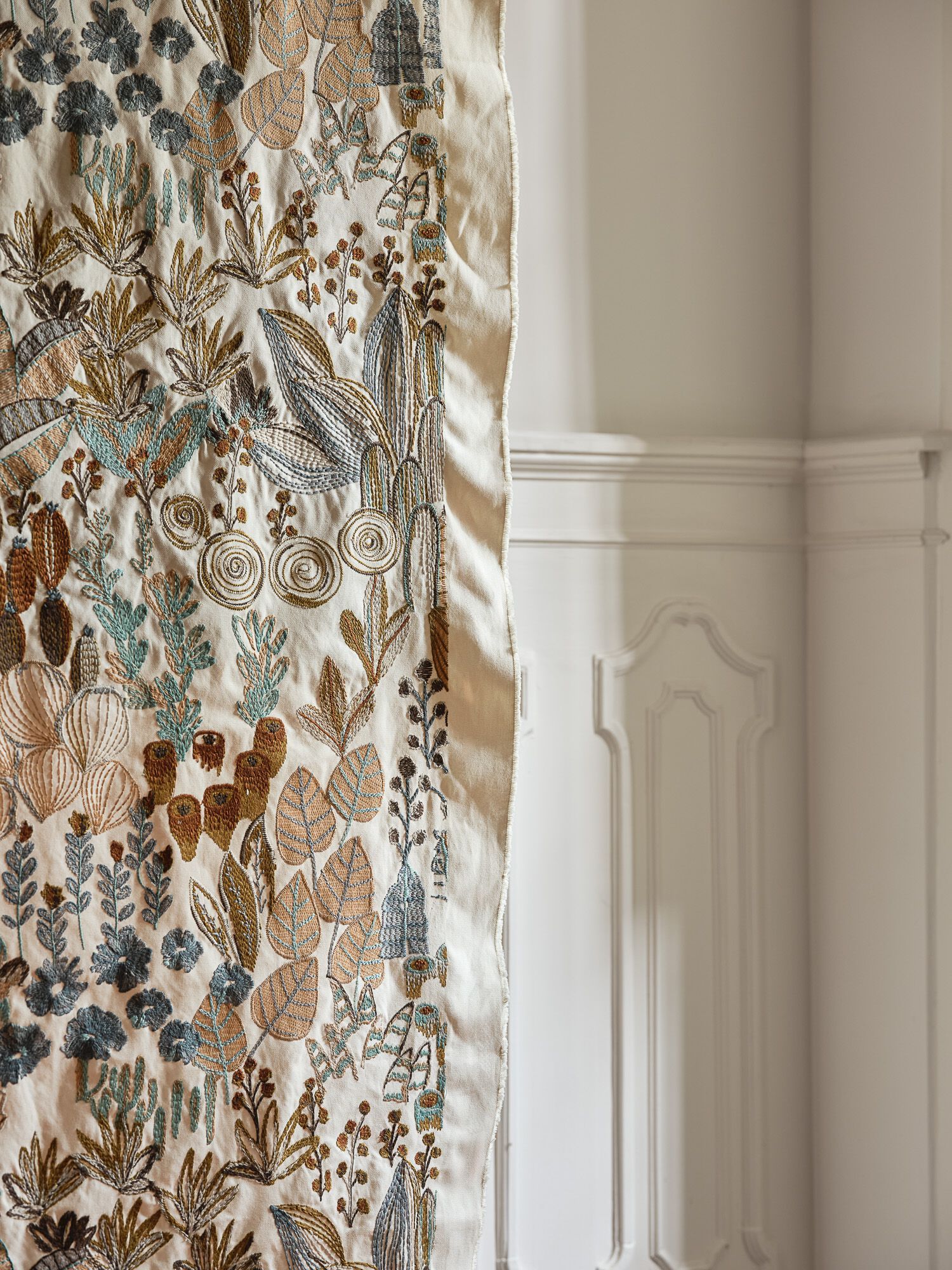 Хлопчатобумажная ткань с цветочным рисунком Aldeco Veva ARCH-00053840 - Вид №1