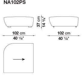 B&B Italia Модульный тканевый диван sun-id-1365656 - Вид №16