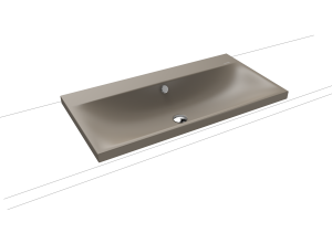 Умывальник KALDEWEI Сталь эмалированная 3041 448 теплый серый 60