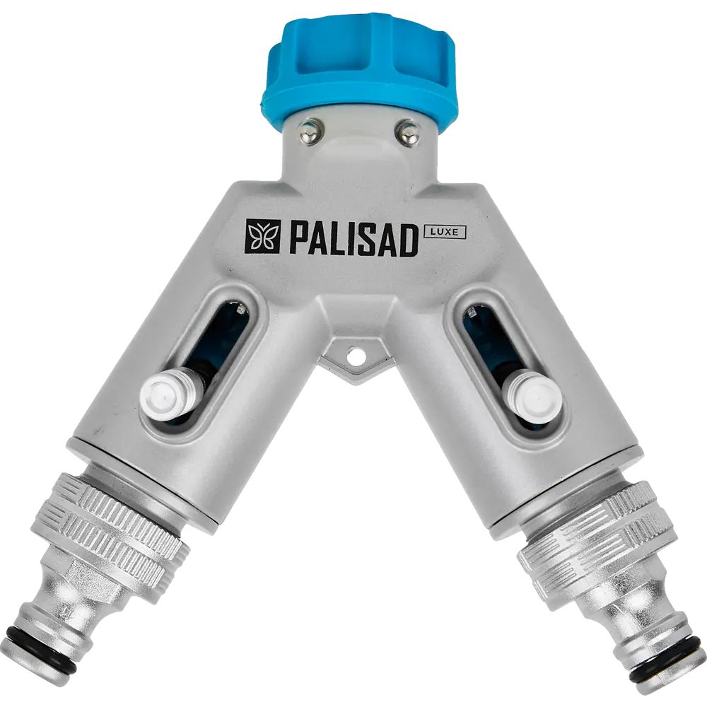 Разветвитель двухканальный для шланга 3/4" PALISAD STLM-2095484