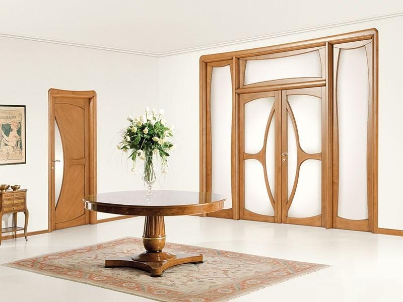 LEGNOFORM Дверь из массива дерева и стекла Liberty sun-id-1485007 - Вид №1