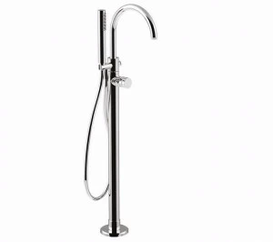 Rubinetteria Giulini Смеситель для ванны, однорычажный, напольный, с ручным душем Myring Fmr0092