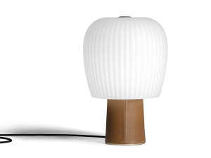 Светодиодная настольная лампа из дутого стекла