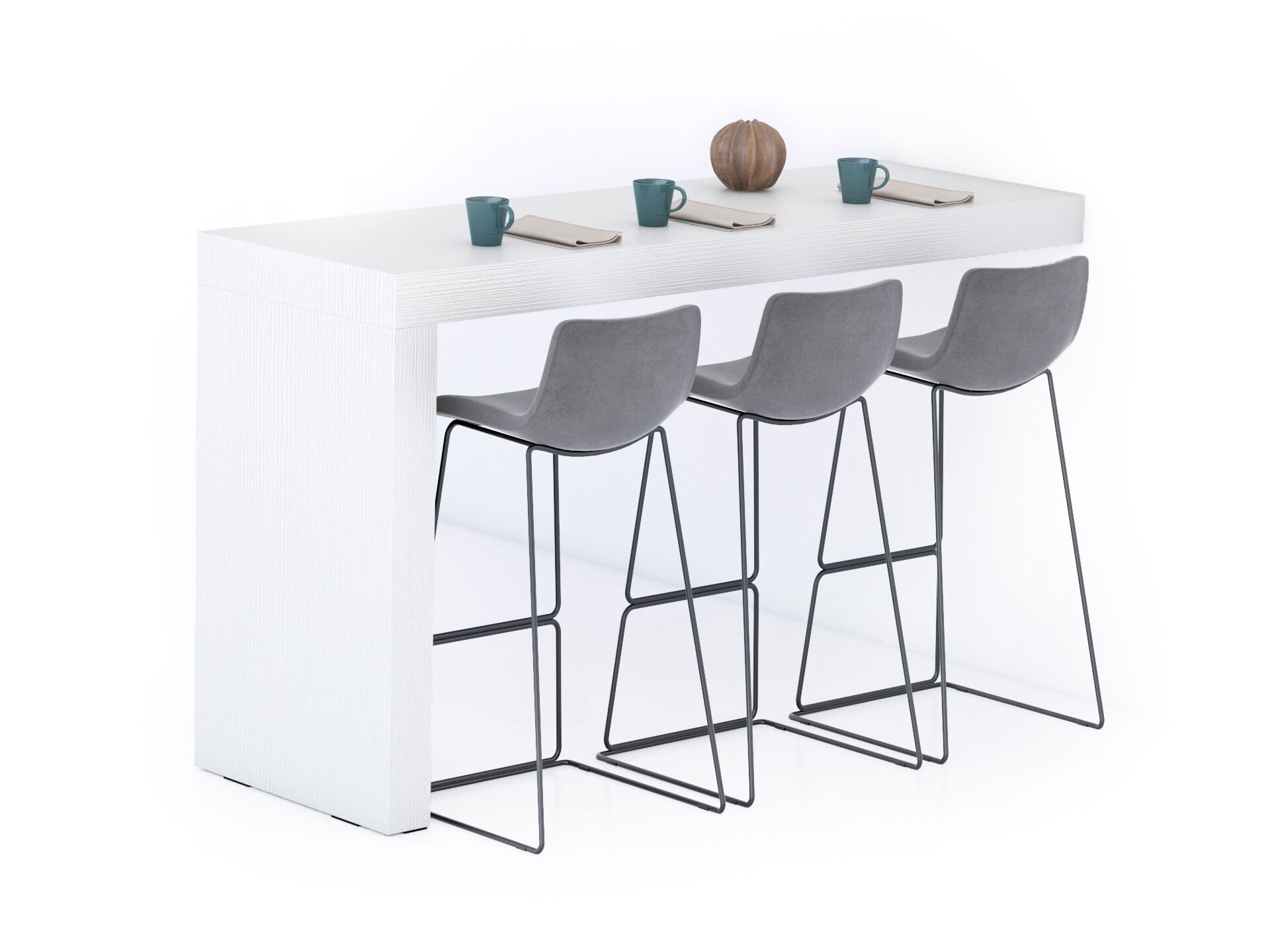 Высокий стол на полуострове в облагороженном Mobili Fiver Evolution ARCH-00029986 - Вид №8