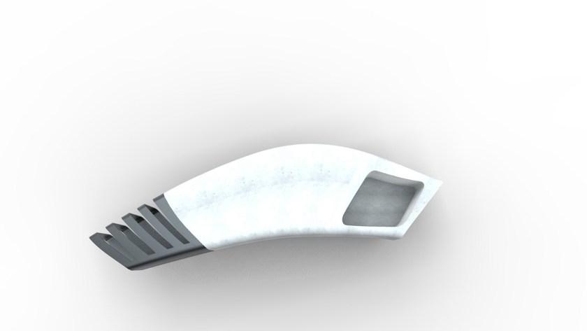 Manufatti Viscio Изогнутая скамья из реконструированного камня без спинки sun-id-1465258 - Вид №6